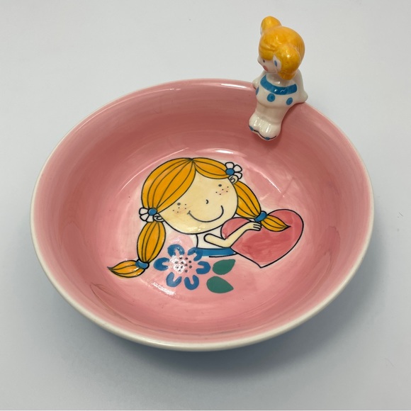 Vintage Child’s Bowl & Cup Stokes Hand Painted - Picture 10 of 13